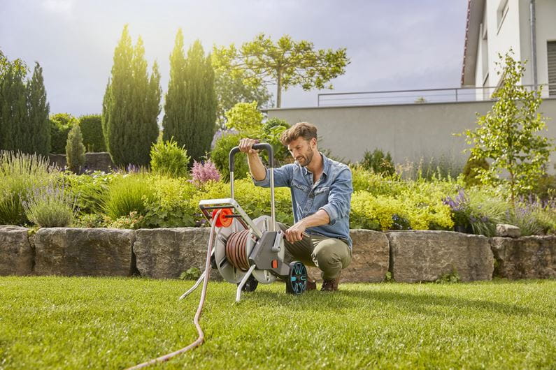 Gardena CleverRoll M Easy Metal Set Garden Plus