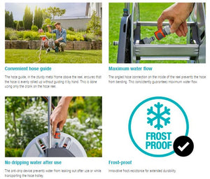 Gardena CleverRoll M Easy Metal Set Garden Plus