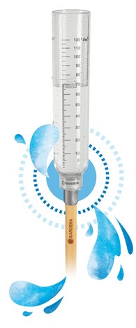 Gardena ClickUp! RainGauge Garden Plus