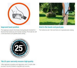 Gardena Combisystem ErgoLine Aluminium Handle 130 cm Garden Plus