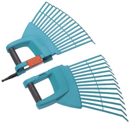 Homebase Fan Rake Gardena Combisystem Plastic Fan Rake XXL Vario Garden Plus 3107-20