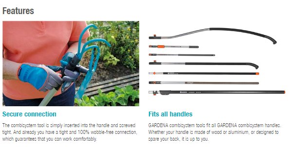 Gardena Combisystem Push-pull Hoe “GARDEX” Garden Plus
