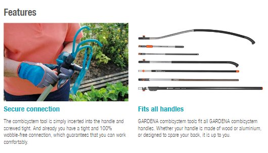 GARDENA Combisystem Scrubbing Brush 3639-20 · 30 cm