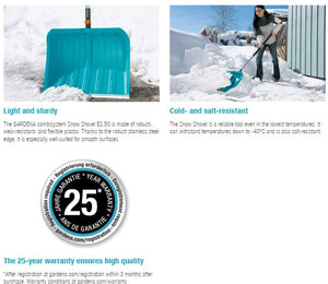 Gardena Combisystem Snow Shovel ES 50 Garden Plus