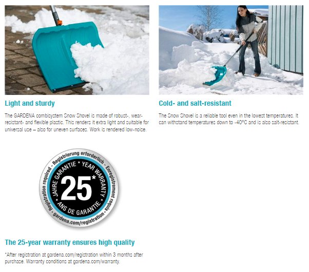 GARDENA 3242-20 Combisystem Snow Shovel ES 40 - 03242-20 - View #7
