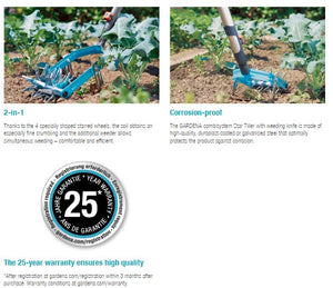 Gardena Combisystem Star Tiller with Weeding Knife Garden Plus