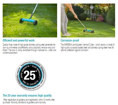 Gardena Combisystem Vertical Cutter Garden Plus