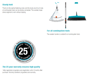 Gardena Combisystem Wooden Handle 130 cm Garden Plus