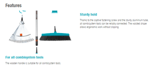 Gardena Combisystem Wooden Handle 150 cm Garden Plus