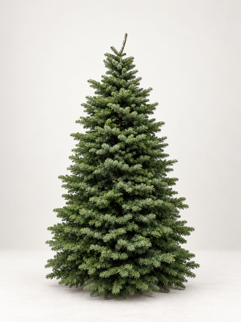 Fresh-cut Noble Fir tree — 5–6 ft
