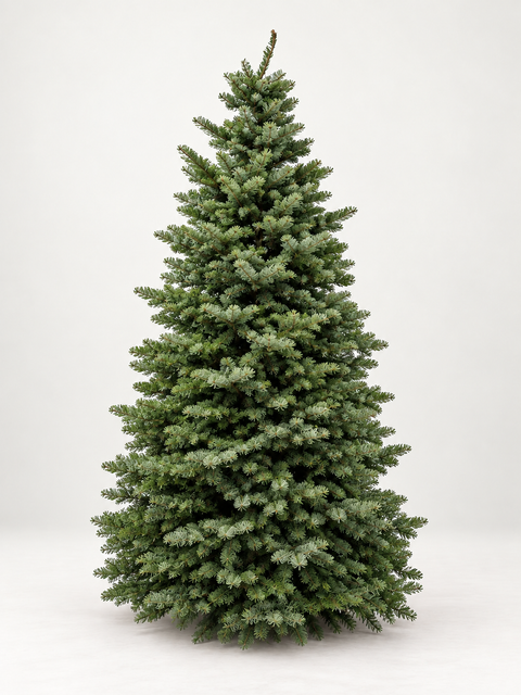 Fresh-cut Noble Fir tree — 6–7 ft